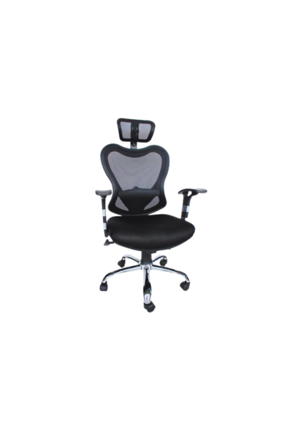 Silla Ejecutiva L-72 Respaldo Mesh Asiento de Tela