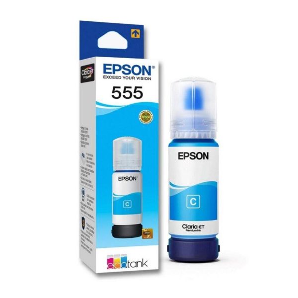 Tinta Epson Cyan (T555) de 70ml L8180 L8160