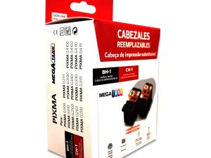 CABEZAL DE TINTA NEGRA + CABEZAL DE TINTA A COLOR BH-1 + CH-1
