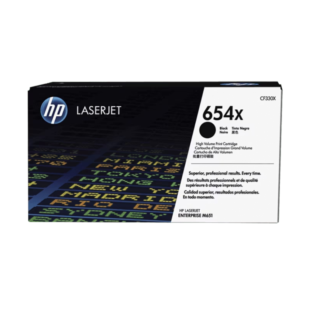 TONER HP CF330X COLOR NEGRO 654X ALTO RENDIMIENTO
