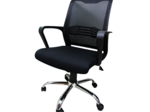 SILLA EJECUTIVA L-107 MESH ASIENTO DE TELA