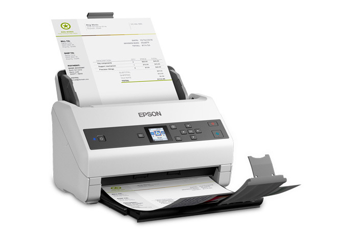 ESCANER EPSON DS-870 COLOR DUPLEX WORKING DOC 65 PPM
