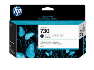 CARTUCHO HP 730 P2V65A NEGRO MATE ORIGINAL 130-ML