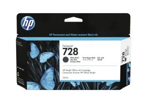 CARTUCHO HP 728 3WX25A 130-ML MATTE BLACK ORIGINAL